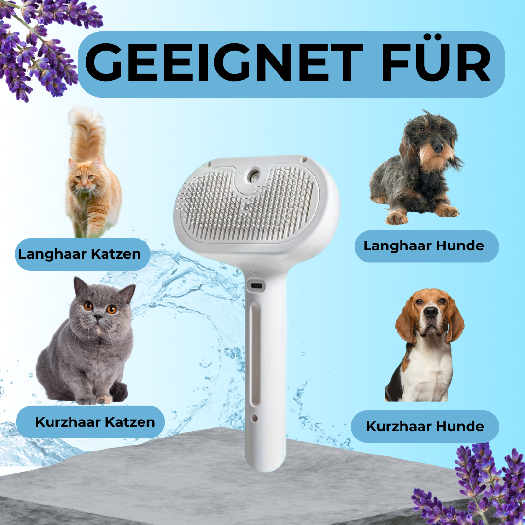 SteamBrush Pro – 2 in 1 Pflegebürste mit Sprühfunktion